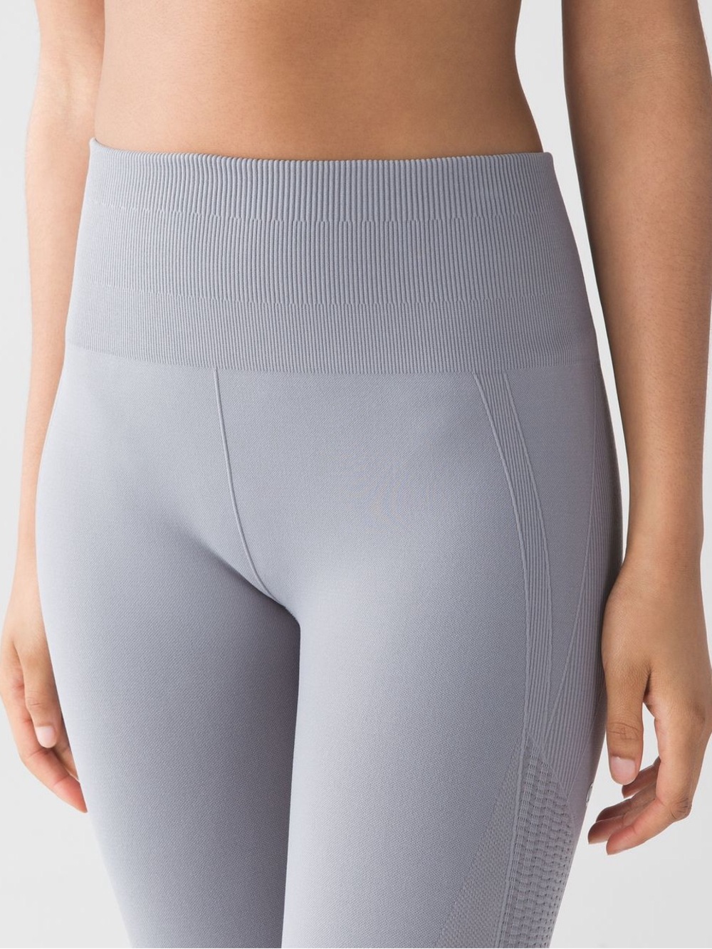 Lululemon Flow & Go Crop | Battleship (Grey)